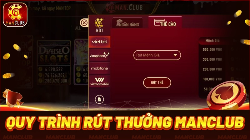 Quy trình rút thưởng đơn giản sau khi thắng cược tại cổng game